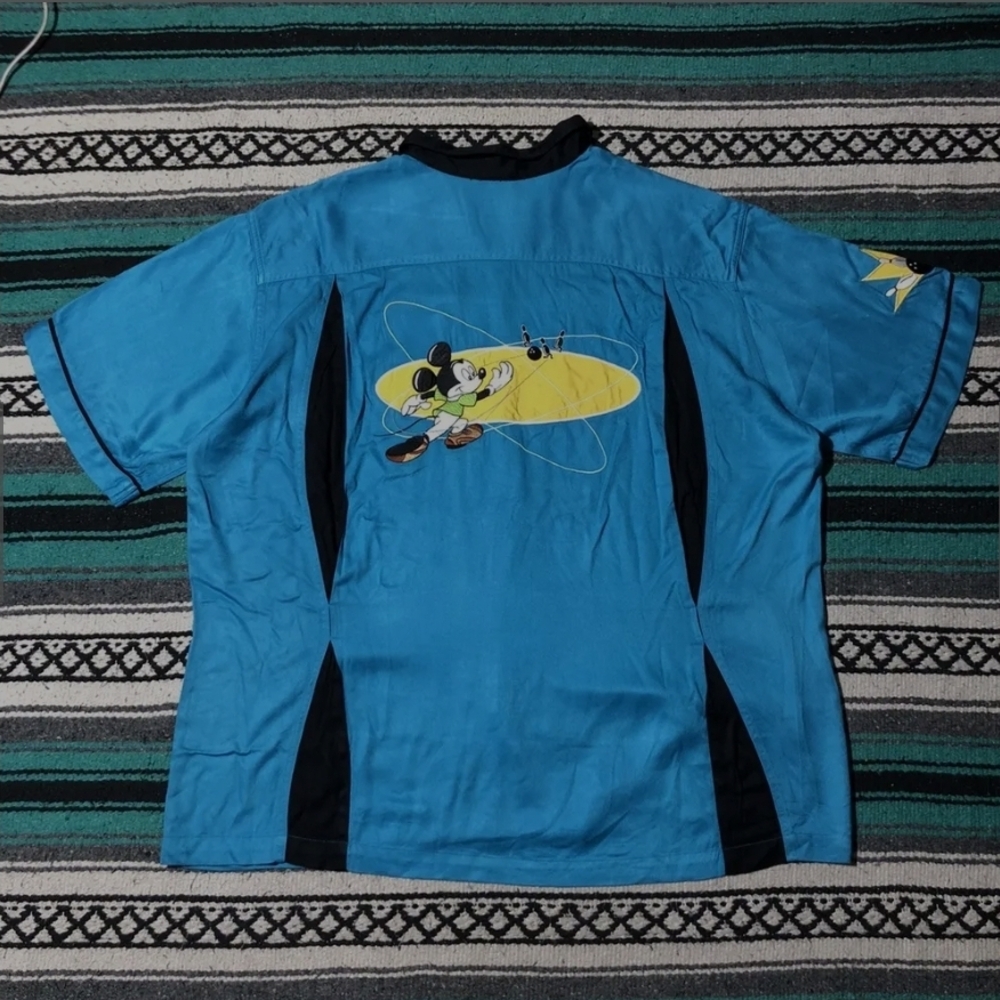 Blue Graphic T-Shirt with Cartoon Design